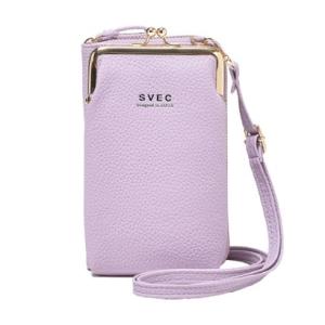 シュベック SVEC ミニBAG お財布ショルダーバッグ （パープル）｜locondo-shopping