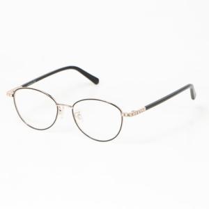 スワロフスキー SWAROVSKI メガネ 眼鏡 アイウェア レディース メンズ （ゴールド/ブラッ...