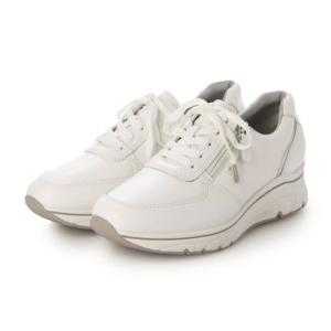 タマリス Tamaris サイドジップスニーカー （ホワイト）