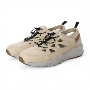 トミエコ Tomieco レザースニーカー ゴム紐仕様 軽量 （BEIGE）