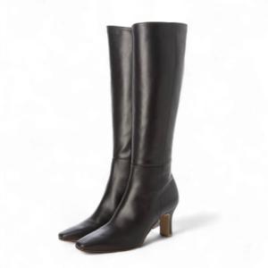 タラントン バイ ダイアナ TALANTON by DIANA ストレートシルエットきれいめロングブーツ （ダークブラウンカーフ）