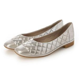 タラントン バイ ダイアナ TALANTON by DIANA 軽量ソフトフラットシューズ （シルバー箔本革）