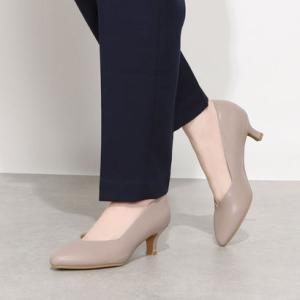 テーン tehen  【通勤×ベーシック】レディース パンプス 5cmヒール アーモンドトゥ Vカット 歩きやすい TN5501 （オーク）