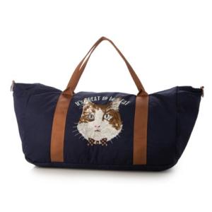 スリーフォータイム Three Four Time 機能性ポケット付きキャリーオンBAG? オリジナル （ネイビー）