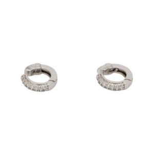 スリーフォータイム Three Four Time パヴェゼロタッチイヤリング （シルバー）