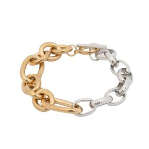 スリーフォータイム Three Four Time コンビメタルオーバルチェーンブレス （他）