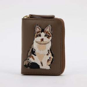 スリーフォータイム Three Four Time 【tamaoworld】tamao Asccordion mini wallet （ブラウン）