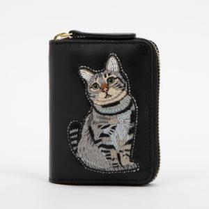 スリーフォータイム Three Four Time 【tamaoworld】tamao Asccordion mini wallet （ブラック）