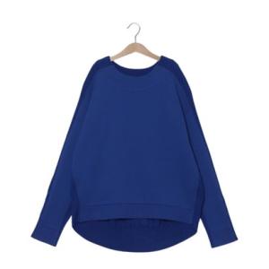 スリーフォータイム Three Four Time スウェットニットドッキングプルオーバー （ネイビー）