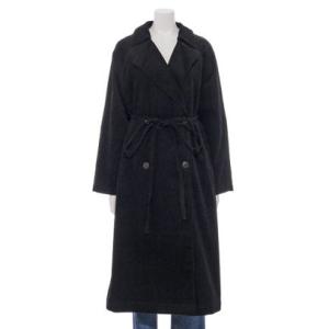 【訳あり新品】 ザ ショップ ティーケー  (ウィメン) THE SHOP TK(Women)  コーデュロイトレンチ （ブラック）