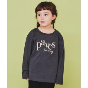 ザ ショップ ティーケー (キッズ) THE SHOP TK(Kids) 【120ー150】ロゴプリントアソートTEE （チャコールグレー(014)）