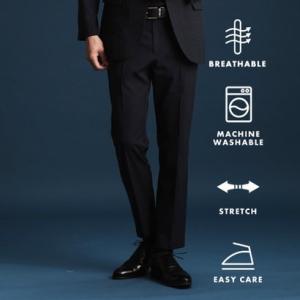 ザ ショップ ティーケー(メンズ) THE SHOP TK(Men) ライトエアースラックス【セットアップ可】 （ネイビー(094)）