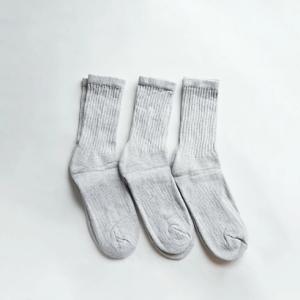 レイルロードソック THE RAILROAD SOCK フルテリークッションフットソックス （グレー...