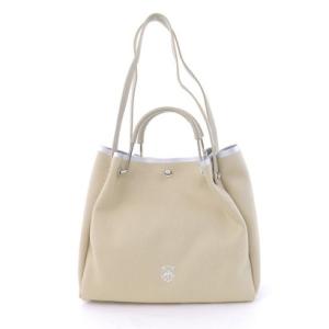 スリードッグナイトスコットランド THREE DOG NIGHT SCOTLAND　STUARTメタルハンドル2way トートバッグ （ベージュ）