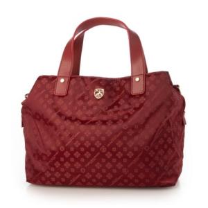 スリードッグナイトスコットランド THREE DOG NIGHT SCOTLAND モノグラムジャガード 2WAYトートバッグ （WINE）