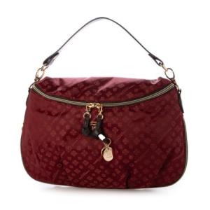 スリードッグナイトスコットランド THREE DOG NIGHT SCOTLAND モノグラムジャガード 2WAYショルダーバッグ （WINE）