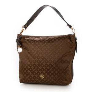 スリードッグナイトスコットランド THREE DOG NIGHT SCOTLAND モノグラムジャガード 2WAYショルダーバッグ （BROWN）
