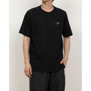 ティゴラ TIGORA メンズ 陸上/ランニング 半袖Tシャツ ランニング メンズ半袖Tシャツ ジャガード素材 TR-3R1045TS （ブラック）