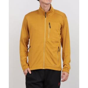 ティゴラ TIGORA メンズ トレッキング フリースジャケット メンズグリッドフリースジャケット TR-9D1615FJ （マスタード）