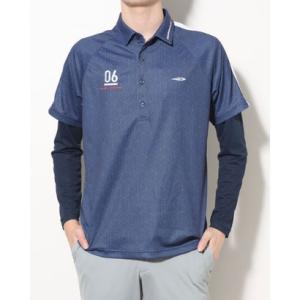 ティゴラ TIGORA メンズ ゴルフ セットシャツ 遮熱キューブプリントポロセットシャツ TR-1...
