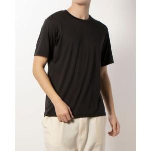 ティゴラ TIGORA メンズ 半袖機能Tシャツ ドライUVカットTシャツ TR-9A1264TS （ブラック）｜locondo-shopping