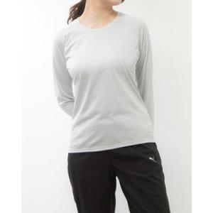 ティゴラ TIGORA レディース アウトドア 長袖Tシャツ 吸水速乾UPF50+クルー長袖Tシャツ_トレッキング TR-9D2424TL （ライトグ｜locondo-shopping