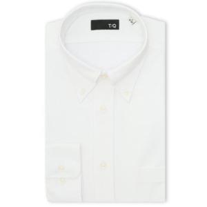 コンフォートコントロール NEWスタンダードフィット ボタンダウン長袖ニットシャツ （白）