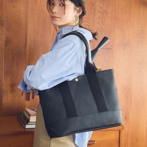 トプカピ TOPKAPI NEOCANVAS ネオキャンバス テープトートバッグ L （ブラック）