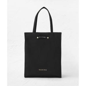 スヌーピー様　美品TOCCA リボンブラック トートバッグ TOCCA（トッカ） トートバッグ TINY RIBBON SUBBAG サブバッグ