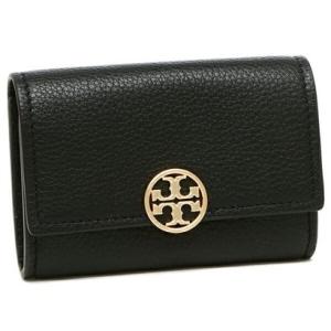 トリーバーチ TORY BURCH 三つ折り財布 ミラー ミニ財布 ブラック レディース TORY ...