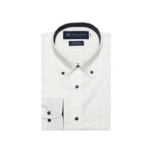 トーキョーシャツ TOKYO SHIRTS 【超形態安定】 ボタンダウンカラー 長袖 形態安定 ワイシャツ 綿100% （ホワイト）｜locondo-shopping