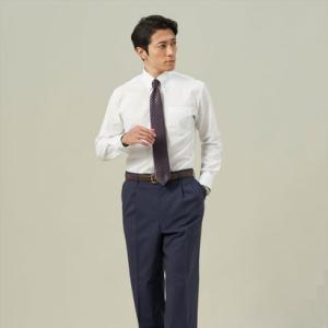 トーキョーシャツ TOKYO SHIRTS 【超形態安定】 ボタンダウンカラー 長袖 ワイシャツ （ホワイト）の商品画像