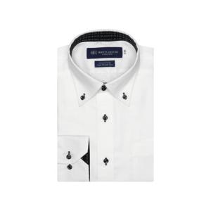 トーキョーシャツ TOKYO SHIRTS 【超形態安定】  ボットーニボタンダウン 長袖 ワイシャツ 綿100% （ホワイト）｜locondo-shopping