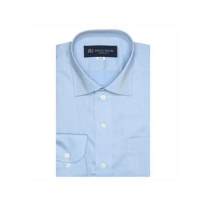 トーキョーシャツ TOKYO SHIRTS 形態安定 ワイドカラー 長袖ワイシャツ （ブルー）の商品画像