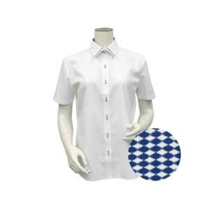 トーキョーシャツ TOKYO SHIRTS 【透け防止】 レギュラー 半袖 形態安定 レディースシャツ （ホワイト）の商品画像