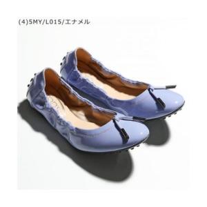 トッズ TOD'S TODS バレエシューズ XXW0HI0346Z ストレッチギャザー （(4)5MY/L015/エナメル）