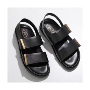 トッズ TOD'S TODS サンダル XXW68K0JE60N6M ダブルベルト （B999/NERO）