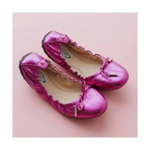 トッズ TOD'S TODS バレエシューズ XXW12C0CJ10YF3 メタリックレザー （M807/フーシャピンク）