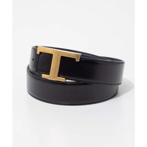 トッズ TOD'S XCMCQR55100 CPE XCMCQR55100 HDL ベルト メンズ T TIMELESS Tタイムレス  リバーシブル