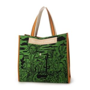【希少】tsumori chisato CARRY トートバッグ グリーン 本革 tsumori chisato CARRY（ツモリチサトキャリー） 【tsumori chisato