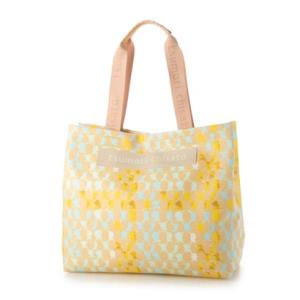 ツモリチサト キャリー tsumori chisato CARRY タコチェック トートバッグ 【 水や汚れに強いコーティング 】 （イエロー）｜locondo-shopping