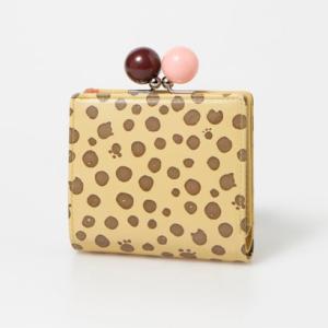 ツモリチサト キャリー tsumori chisato CARRY ポルカドット 2つ折り財布 がま口 ミニ財布 （イエロー）｜locondo-shopping