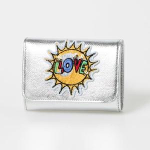 ツモリチサト キャリー tsumori chisato CARRY ラブワッペン 3つ折り財布 （シ...