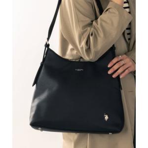 ユーエスポロアッスン U.S. POLO ASSN. ≪別注≫One Shoulder Tote / ワンショルダートート （ブラック）