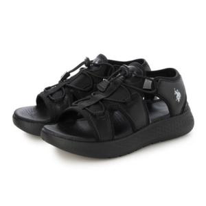 ユーエスポロアッスン U.S. POLO ASSN. U.S. POLO ASSN. 厚底 サンダル PLM00788 （ブラック）