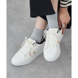ユーエスポロアッスン U.S. POLO ASSN. ベーシックワンポイントコートスニーカー （ホワイト）