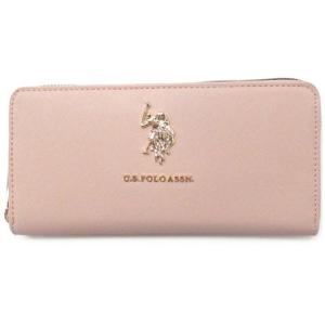 ユーエスポロアッスン U.S. POLO ASSN. U.S. POLO ASSN. ユーエスポロアッスン ラウンドファスナー長財布 ロゴウォレット