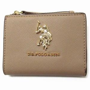 ユーエスポロアッスン U.S. POLO ASSN. U.S. POLO ASSN. ユーエスポロアッスン ミニ財布 コンパクトウォレット  ロゴ ブ