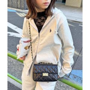 ユーエスポロアッスン U.S. POLO ASSN. ワンポイントロゴ ダブルジップパーカー （アッシュグレー）