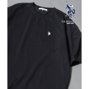 【U.S.POLO ASSN./ユーエスポロアッスン】USPA 接触冷感 ワンポイント クルーネック 半袖Tシャツ メンズ レディース ユニセックス